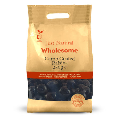 Carob Coated Raisins 250g
