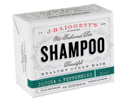 J.R. Liggett's old fashioned Jojoba & Peppermint shampoo Bar 99g