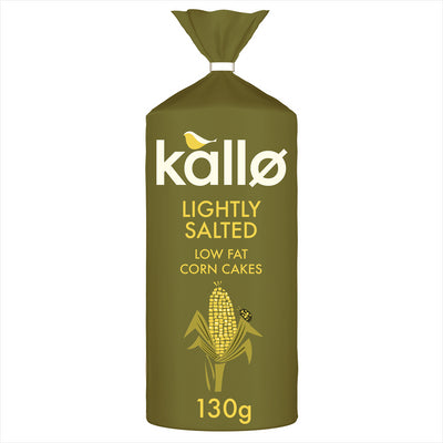 Kallo Organic Lightly Salted Corn Cakes Thins 130g