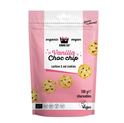 Vanilla Choc Chip Mini Cookies 100g