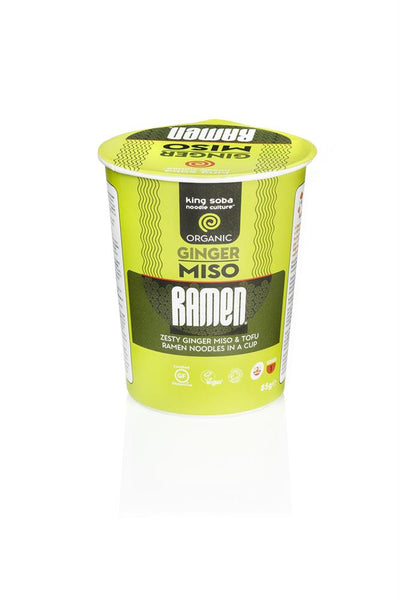 Organic Ginger Miso Ramen Noodle Cup 85g