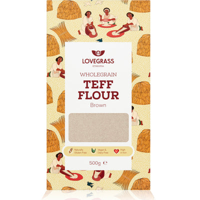 Wholegrain Brown Teff Flour 500g