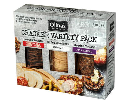 Variety Pack Seeded Toasts & Wafer Cracker 310g