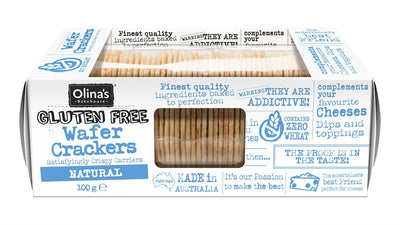 Gluten Free Wafer Crackers Natural 100g