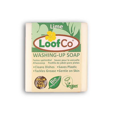LoofCo Washing-Up Soap Bar Lime- Palm Oil Free 100g