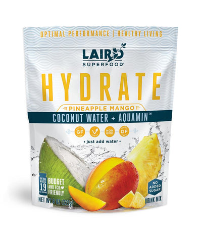 Lair Superfood Pineapple Mango Hydrate Coconut Water 240g