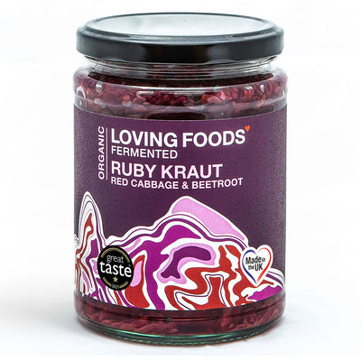 Organic Ruby Sauerkraut 500g