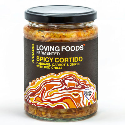 Organic Spicy Cortido Sauerkraut 500g