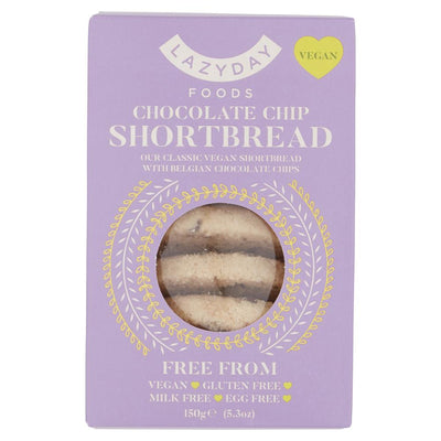 Vegan & Free From Chocolate Chip Shortbread 150g