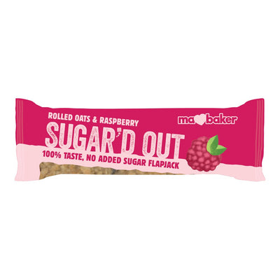 Sugar'd Out No Added Sugar Flapjack - Raspberry