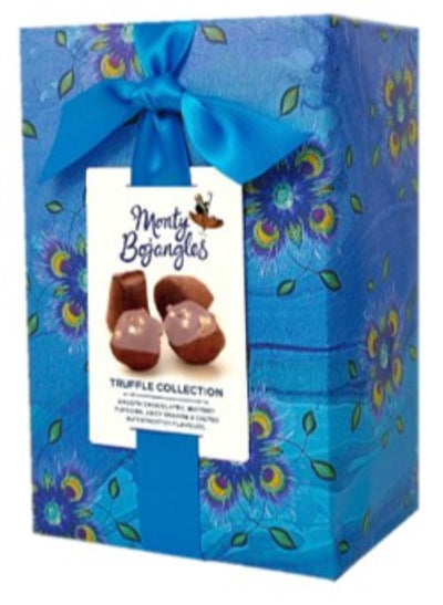 Peacock Blue Gift Wrapped Truffles Collection 190g