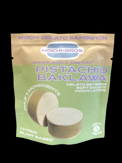 Pistachio Baklawa Mochi Gelato Sandwich 42ml