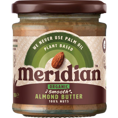 Meridian Organic Smooth Almond Butter 100% 170g