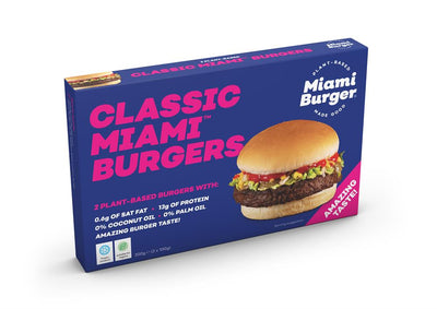 Plant Based Classic Miami Burgers 200g
