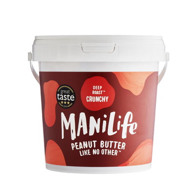Manilife Deep Roast Crunchy Single Estate Peanut Butter 1kg