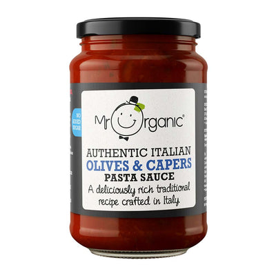 Organic Olives & Capers Pasta Sauce 350g jar