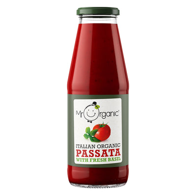 Organic Passata & Basil 690g jar