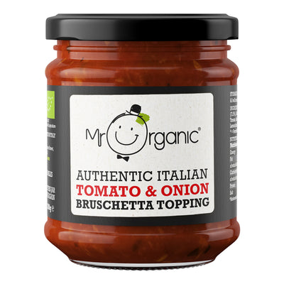 Organic Italian Tomato & Red Onion Bruschetta Topping 200g