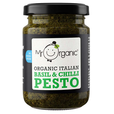Organic Chili & Basil Pesto 180g
