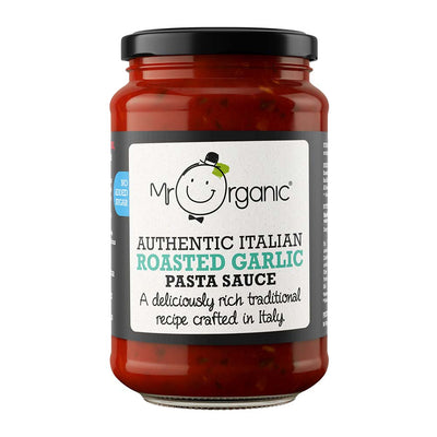 Organic No Added Sugar Roasted Garlic Pasta Sauce 350g