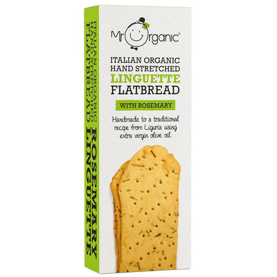 Mr Organic Linguette Flatbread with Rosemary (10x150g)