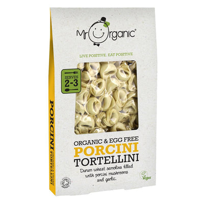 Organic Egg Free Tortellini with Porcini Mushrooms 250g
