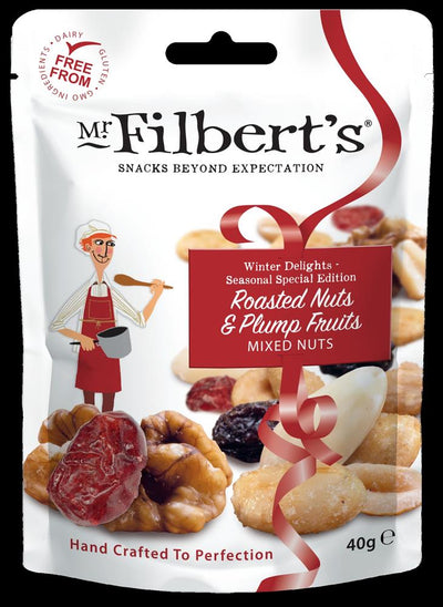 Mr Filberts Roasted Nuts and Plump Fruits Mixed Nuts 40g
