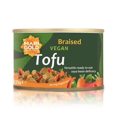 Marigold Braised Tofu Canned 225g Vegan, Gluten Free