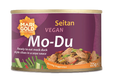 Marigold Mo-Du Braised Seitan Slices Canned 225g Vegan