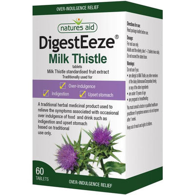 DigestEeze Milk Thistle extract 150mg 60 Tablets