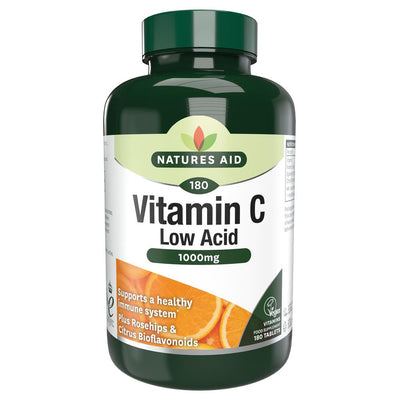 Vitamin C - 1000mg Low Acid 180 Tablets