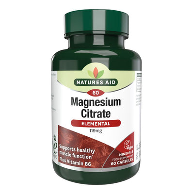 Magnesium - 750mg Citrate (with Vitamin B6) 60 Caps