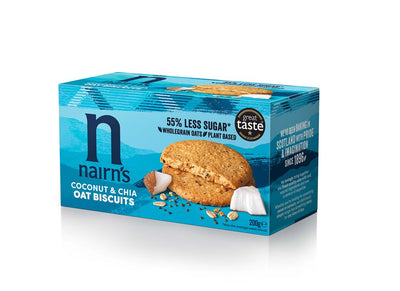 Nairn's Coconut and Chia Oat Biscuit 10 x 200g