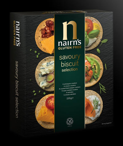 Nairn's Gluten Free Savoury Biscuit Selection Pack 235g