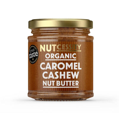 Organic Vegan Caromel Cashew Nut Butter 180g [Peanut-Free]