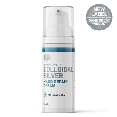 All Natural Colloidal Silver Antibacterial Hand Repair Cream ml