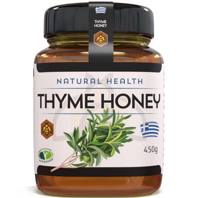 Vegetarian Certified Delicious Raw & Natural Greek Thyme Honey