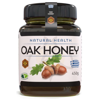 Raw & Natural Greek Oak Honey 450g