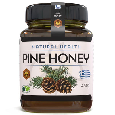 Delicious Raw & Natural Greek Pine Honey 450g