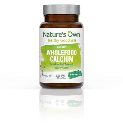 Wholefood Calcium from Seaweed 200mg 60 vcaps