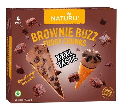 Brownie Buzz Ice Cream Cones Box 520g