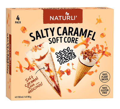 Salty Caramel Cones Box 520g