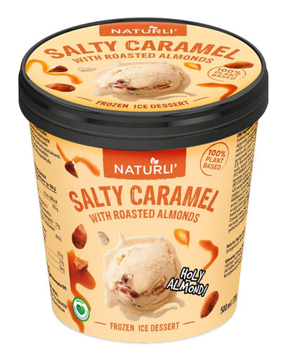 Salty Caramel With Roasted Almonds Ice Cream 500ml