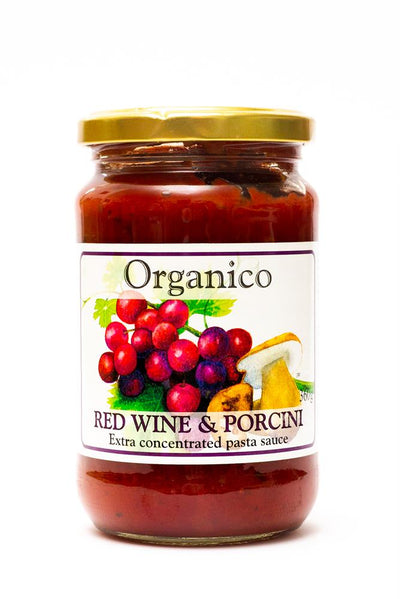 Organic Red Wine & Porcini Sauce 360g