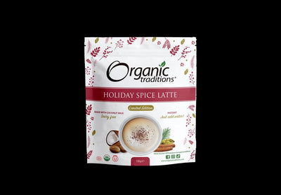 Organic Traditions Holiday Spice Latte - Limited Edition 150g