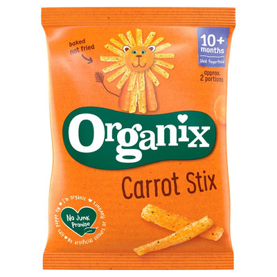 Carrot Stix Organic Finger Food Toddler Snack Corn Puffs 15g