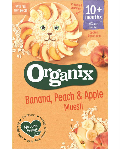 Banana Peach & Apple Organic Baby Muesli 200g