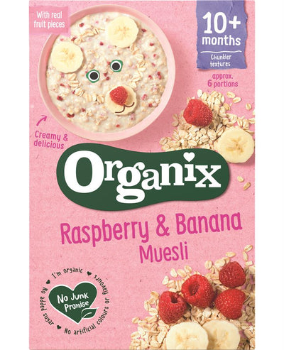 Raspberry & Banana Organic Baby Muesli 10+ mths 200g