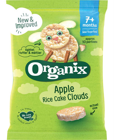 Organic Apple Rice Cake Clouds 40g
