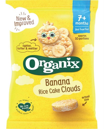 Organic Banana Rice Cake Clouds 40g